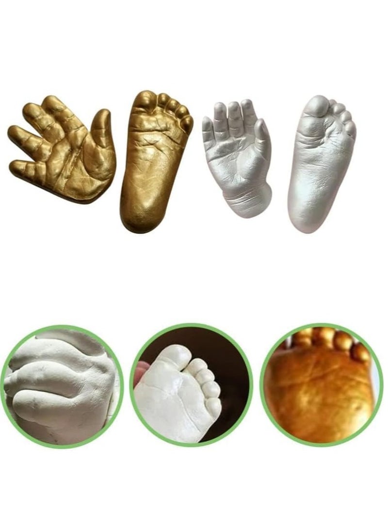 Generic - Baby Keepsake Hand Casting Kit, Kids Keepsake Sculptures, Infant Hand Foot Molding, Plaster Hand Moldings Casting Kit for First Birthday Newborn Gifts Kids - Image 1