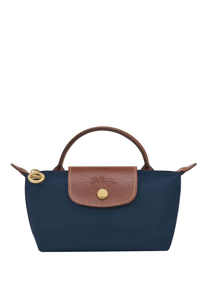 Women's Mini Makeup Bag, Handbag, Shoulder Bag Navy Classic  - Image 2