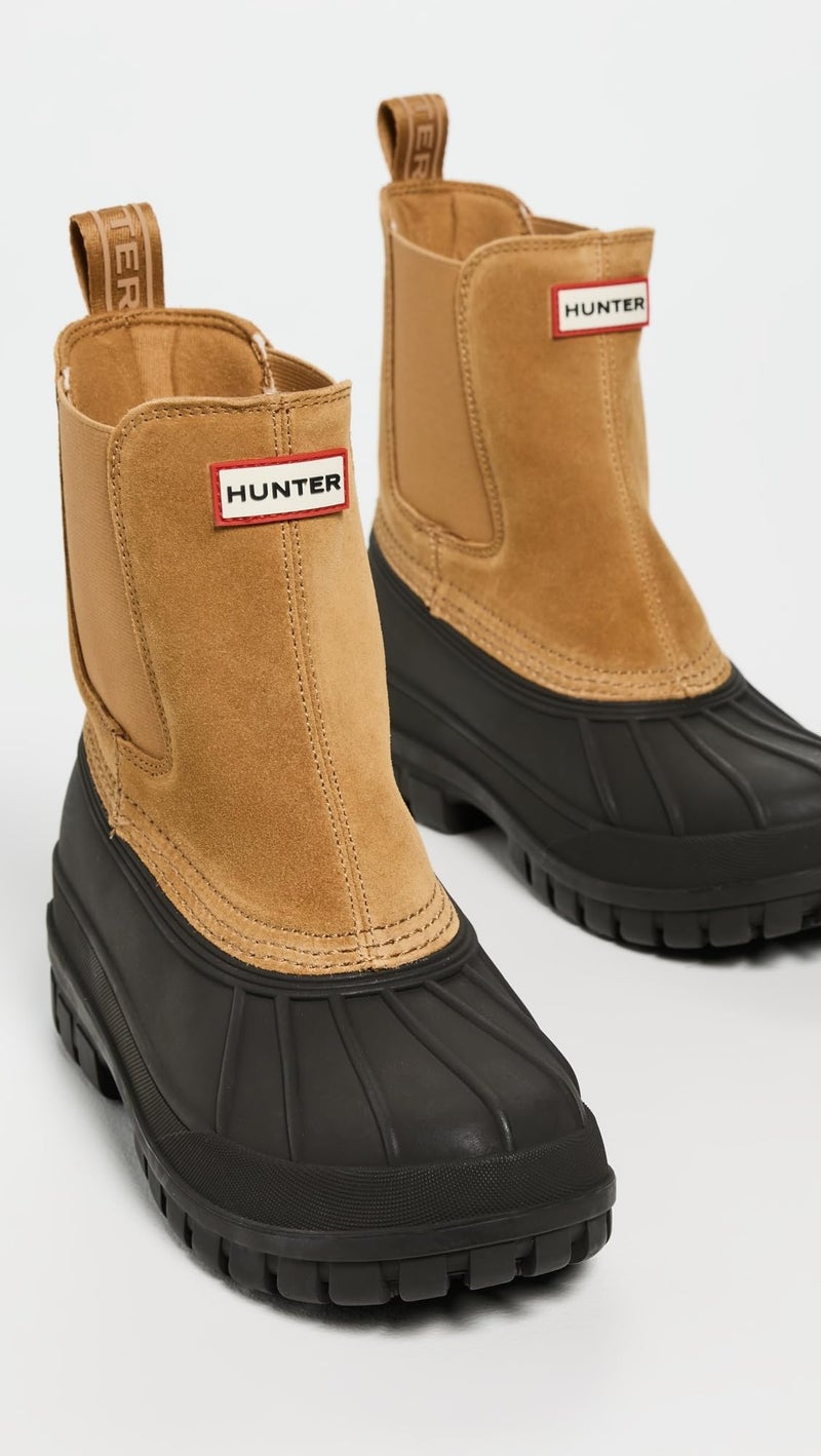 Hunter Women's Sutton Waterproof, Medium Brown Suede, 8 Medium - Image 2