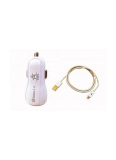 BEDO BEDO Car Charger with 2 output Fast Charging Qualcomm Quick charge 3.0 with iPhone cable  - Image 2