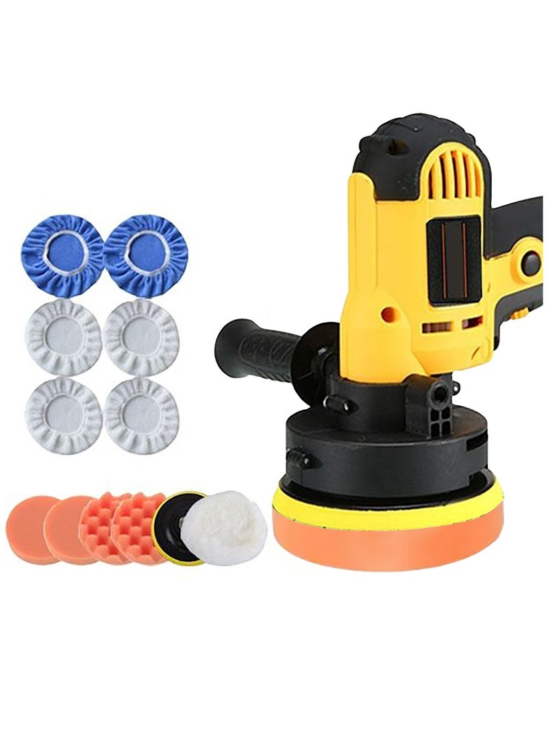 Generic Car Waxing And Polishing Machine Detachable Handle Home DIY Waxing Polishing Sponge Pads Kit for Car Floor Furniture Polishing Sanding  - Image 1