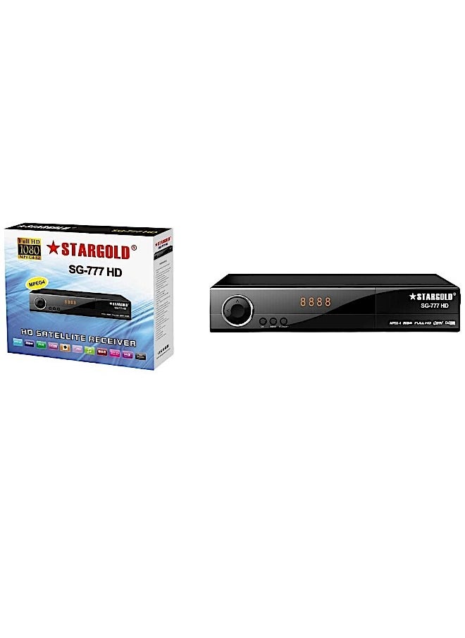 ستارجولد - ريسيفر ستار جولد SG-777 HD PRO مزود بتقنية Full HD 1080p وUSB وPVR وDVB-S2 وMPEG4 - Image 1