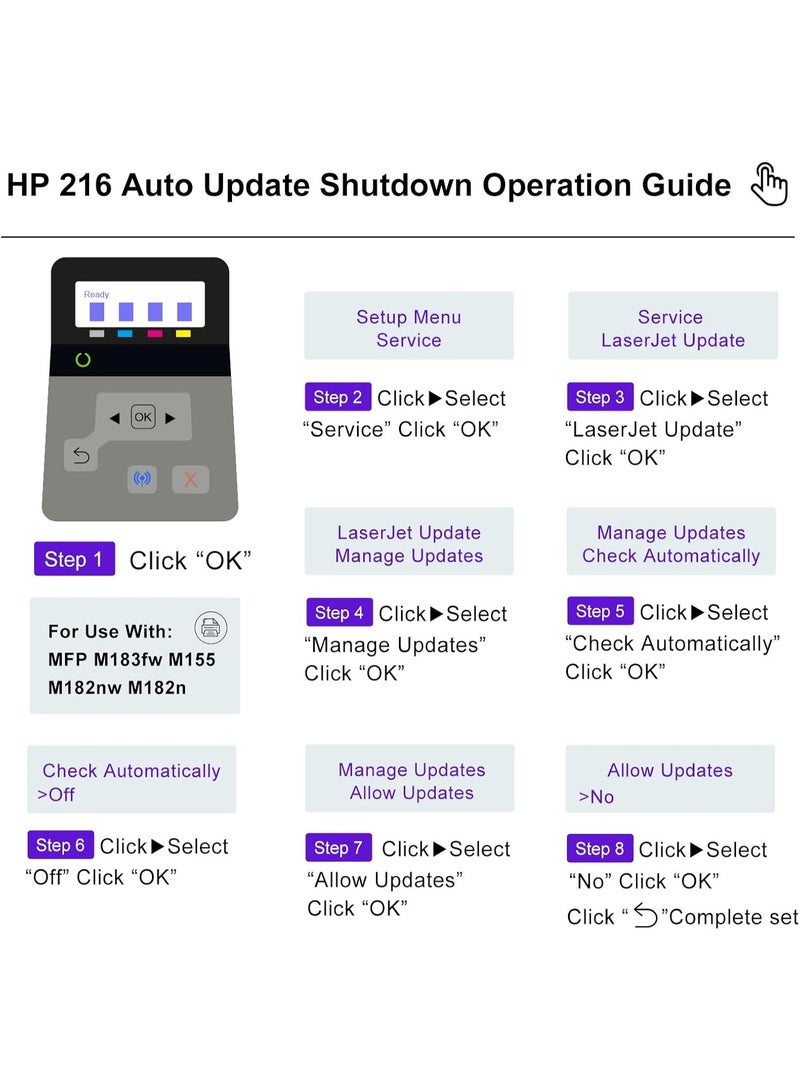 A Plus 216A (W2410A) Black Compatible Toner Cartridge for HP Color LaserJet Pro M155, MFP M182, M183 Series - Image 5