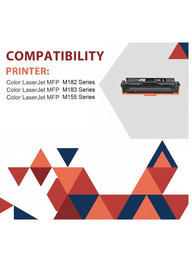 A Plus 216A (W2410A) Black Compatible Toner Cartridge for HP Color LaserJet Pro M155, MFP M182, M183 Series - Image 2