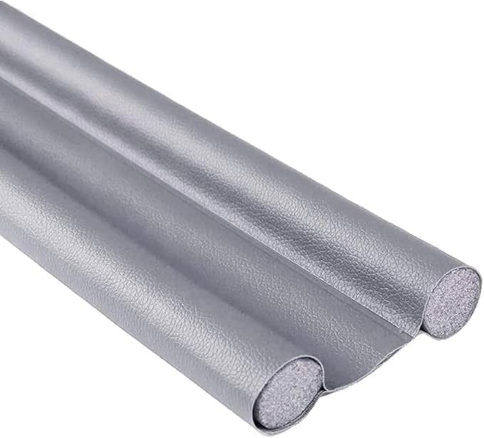 Under Door Blocker Dust Blocker Removable No Drilling (Gray) Anti Dust Bug Proof Under Door Removable No Screws (Grey)