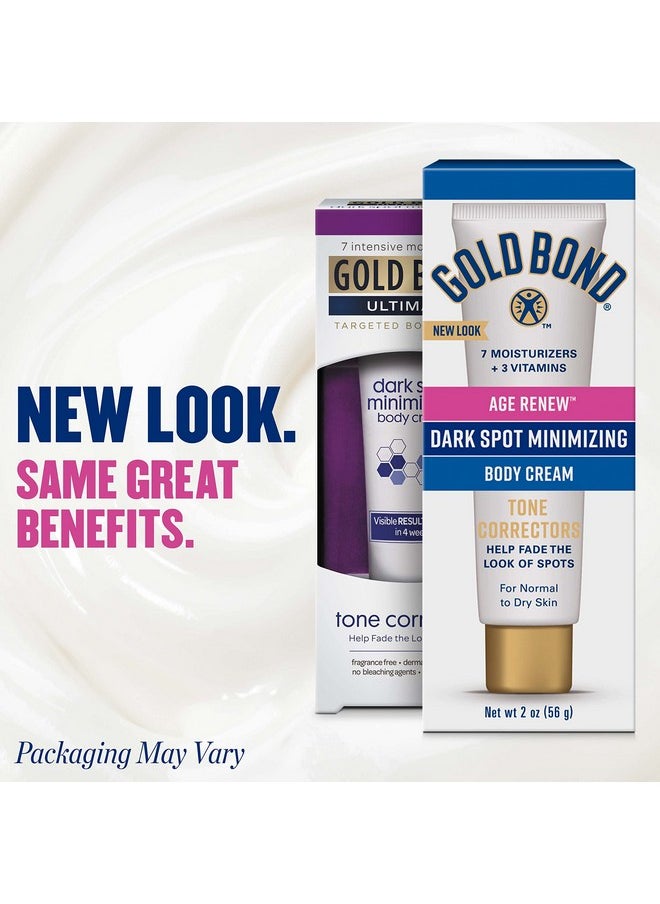 Gold Bond - Age Renew Dark Spot Minimizing Age Renew Body Cream 2 Oz. With No Bleaching Agents - Image 1