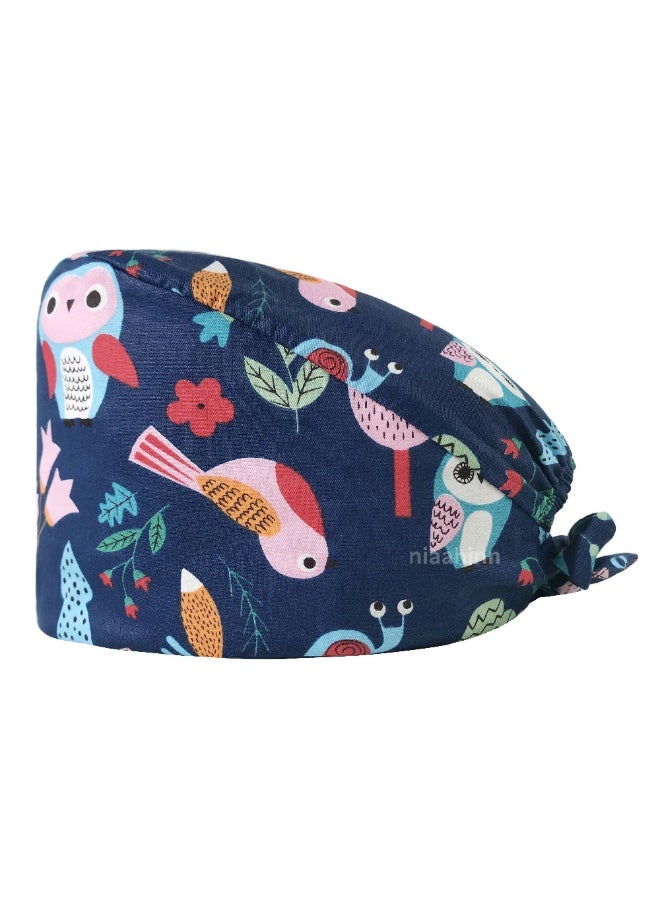 NIBEMINENT Hospital Nurse Scrubs Cap Beautician Scrub Hat Pet Shop Surgery Cap Dentist Cap Doctor Scrub Cap Long Hair Hat Accessories