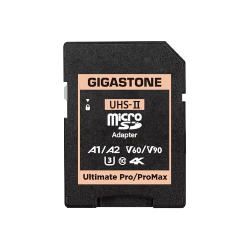 Gigastone UHS-II MicroSD to UHS-II SD Memory Card Adapter, Camera Ultimate UHS-II Adapter - Image 3