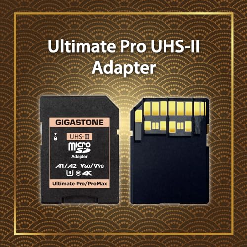 Gigastone UHS-II MicroSD to UHS-II SD Memory Card Adapter, Camera Ultimate UHS-II Adapter - Image 2