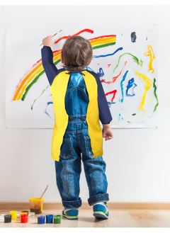 Excefore Kids Apron,Waterproof Children Painting Apron with Long Sleeve and Pockets,Boys Girls Toddler Art Smock for Painting Cooking Eating (Dinosaur)  - Image 5