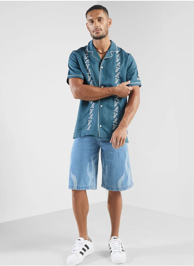 adidas Originals Leisure Bowling  Shirt