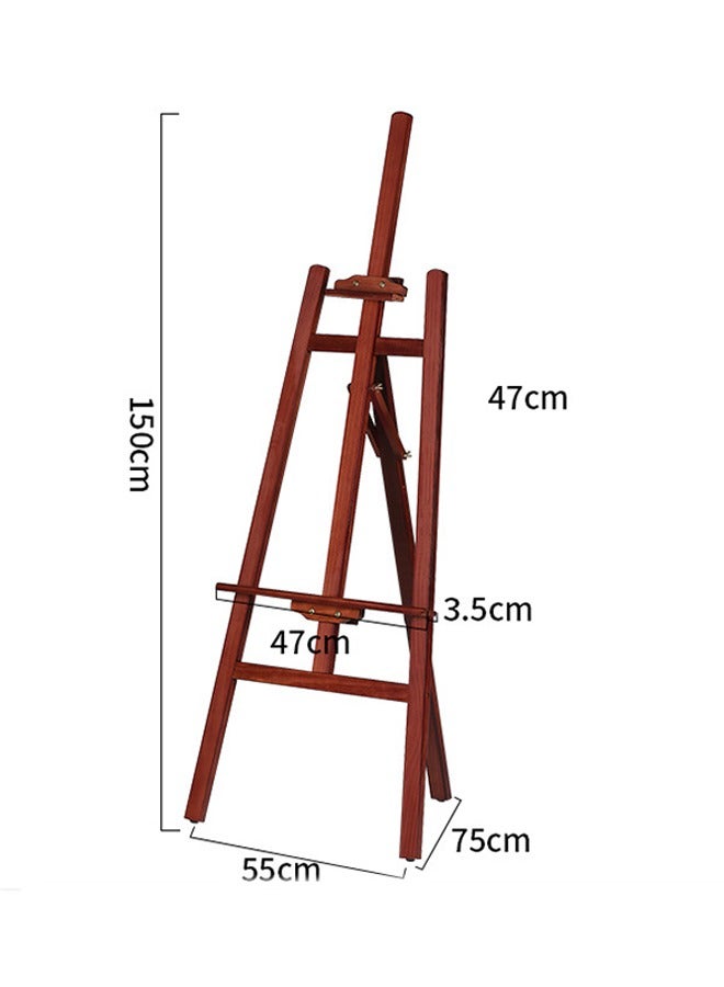 صحراء الواحة حامل رسم خشبي متين، حامل عرض قابل للطي من خشب الصنوبر، رسم خشبي، لوح رسم خشبي من خشب الزان (1.5 متر) - Image 1