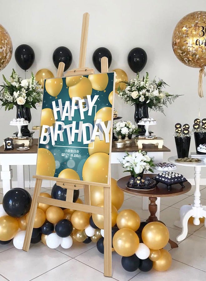 صحراء الواحة حامل رسم خشبي متين، حامل عرض قابل للطي من خشب الصنوبر، رسم خشبي، لوح رسم خشبي من خشب الزان (1.5 متر) - Image 5