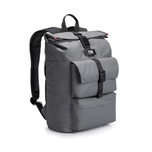 ICON The Weekender Backpack 20L | Everyday Workation Laptop Backpack for Office (15.6 inch) | Light Weight (0.7 Kg) | Backpack for Men & Women | Water-Resistant & Multipurpose Unisex Bag - Grey - Image 1