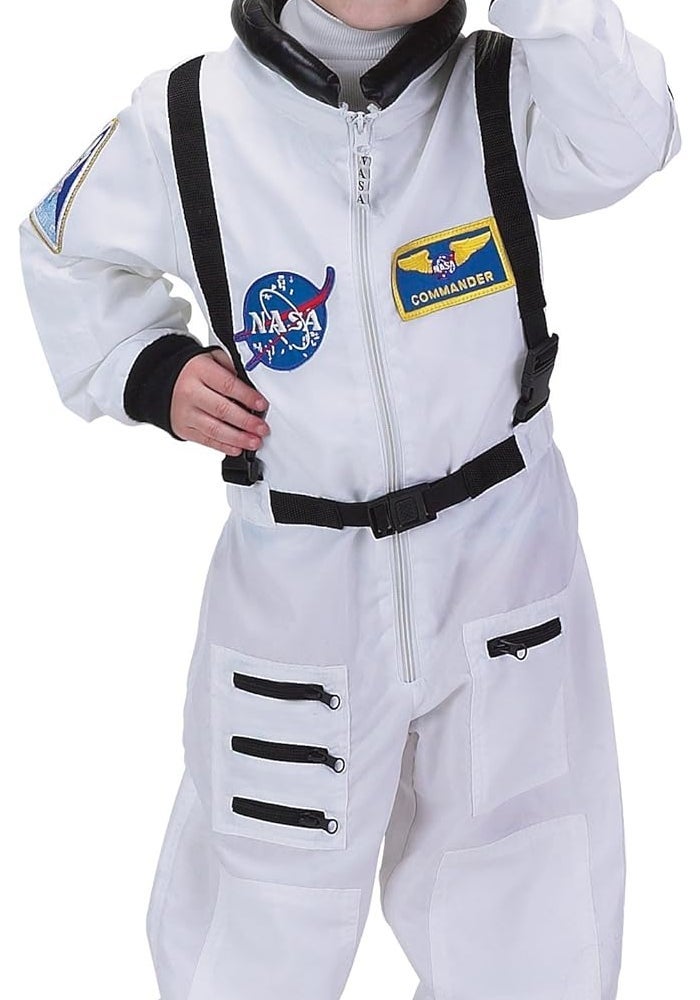Aeromax Jr. Astronaut Suit with NASA Patches and Cap for Kids - Image 2