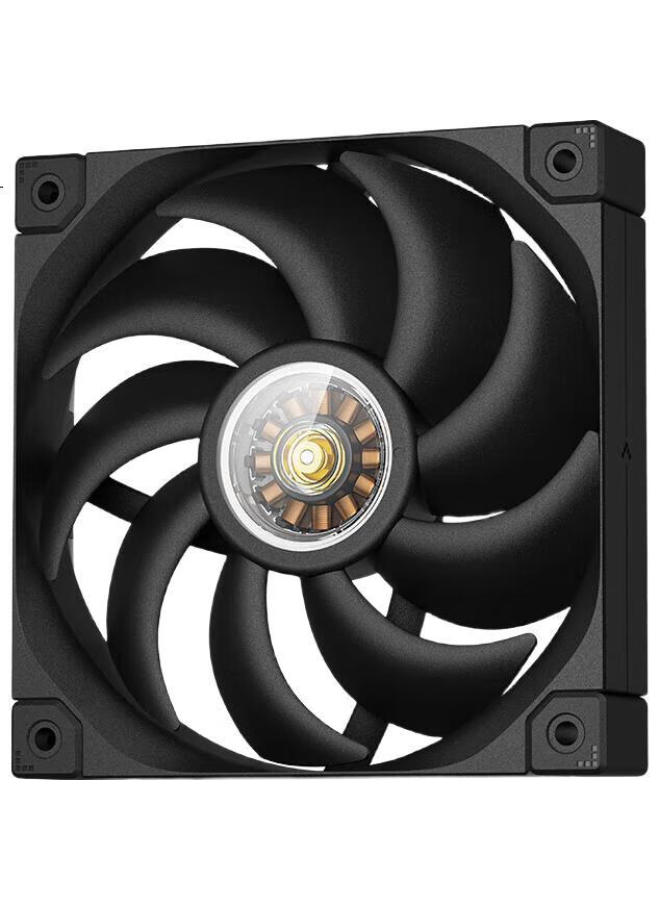 DEEPCOOL مروحة تبريد حالة ديب كول Ft12 (12025/محرك تحكم مغلق Foc/موصل 4 دبابيس-Pwm/أربعة زوايا مطلية بالمطاط/ضمان 5 سنوات) - Image 2