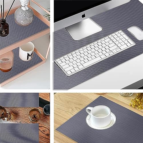 ElastPro (45 cm X 5 m) Grey EVA Food Grade Washable Anti Slip Mat/Sheet for Fridge, Shelf Liner, Table, Kitchen Drawer mat (Diamond Texture, Grey) - Image 5