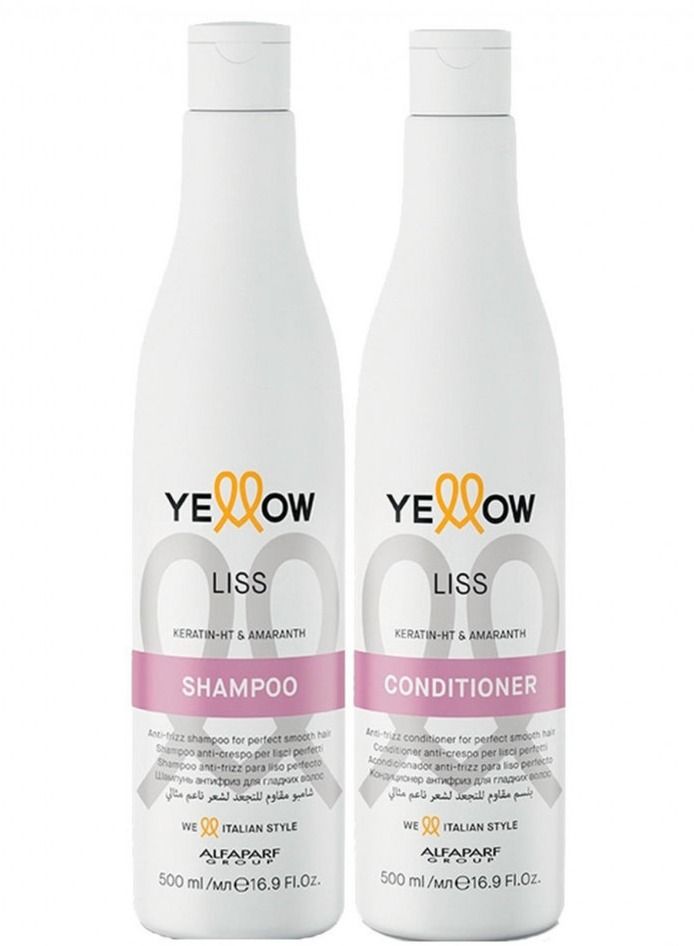 يلو للعناية بالشعر بعد الفرد بالكيراتين شامبو+بلسم 500 مل