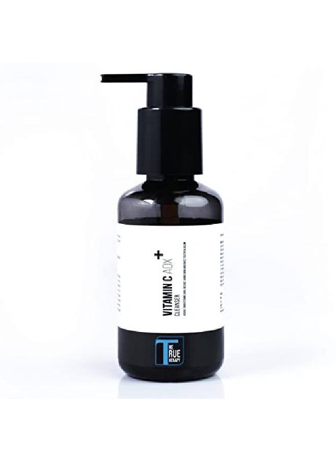 THE TRUE THERAPY Daily Brightening Vitamin C Face Wash for Tan Removal Hyperpigmentation Skin whitening & Brightening Cleanser| Face Wash Man Women 100 ml  - Image 1