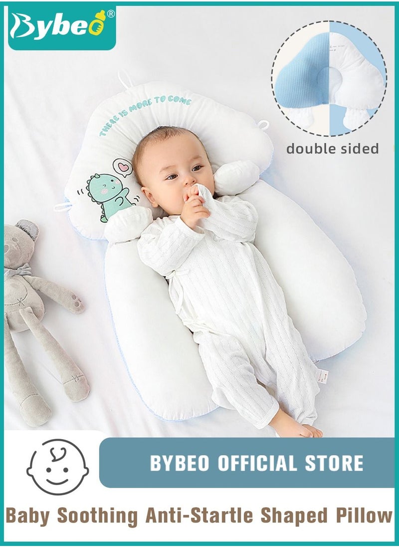 Bybeo - Baby Newborn Nursing Sleeping Pillow Anti-Startle Toddler Boys and Girls Comfortable Lightweight Shaping Pillows for Kids Infant - Image 1