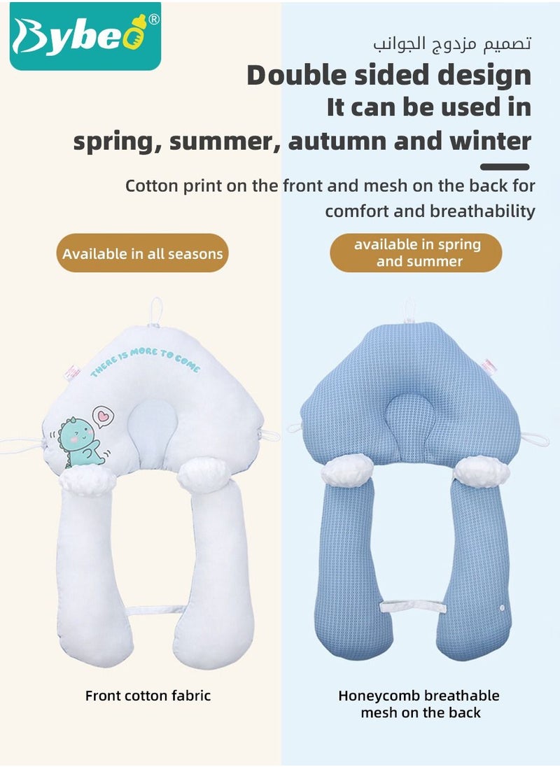 Bybeo - Baby Newborn Nursing Sleeping Pillow Anti-Startle Toddler Boys and Girls Comfortable Lightweight Shaping Pillows for Kids Infant - Image 1