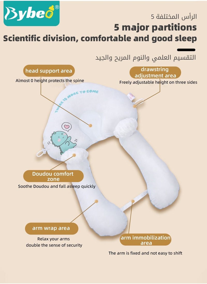 Bybeo - Baby Newborn Nursing Sleeping Pillow Anti-Startle Toddler Boys and Girls Comfortable Lightweight Shaping Pillows for Kids Infant - Image 1