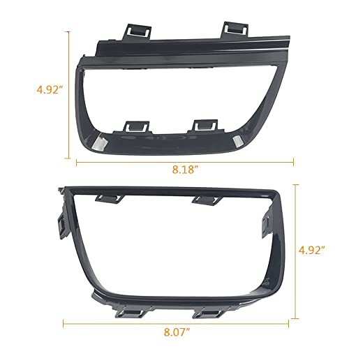 KARPAL Tail Light Bezel Cover Compatible With 2010-2013 Chevy Camaro LT LS SS Glossy Black 92199773 92199774 - Image 5