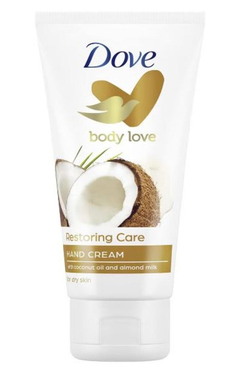 دوف كريم اليدين المغذي والمجدد من نوريشينغ سيكريتس، كريم اليدين بزيت جوز الهند وحليب اللوز، 75 مل - Image 1