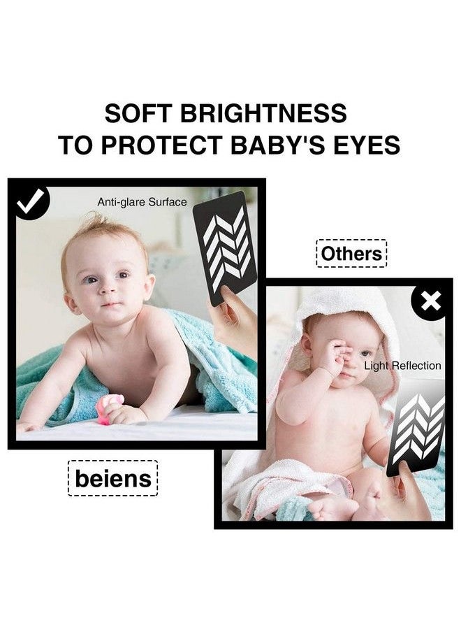 beiens - High Contrast Baby Flashcards Newborn Brain Development Toys Visual Stimulation Learning Activity Cards 20 Pcs 40 Pages 5.5 - Image 1
