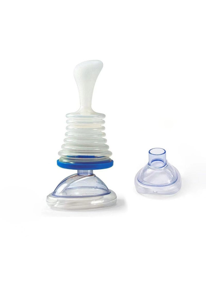 Generic Choking Relief Breathing Trainer Mask Blue (including adult/children's mask) 