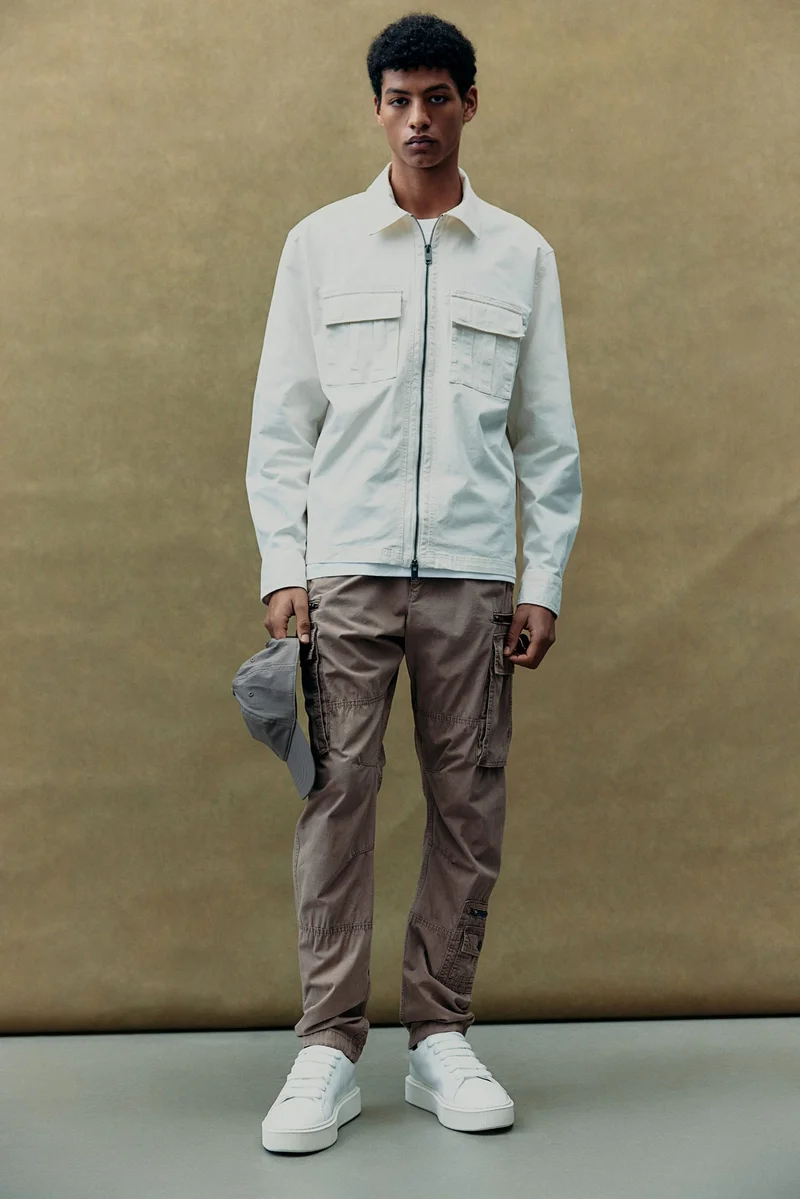 H&M Regular Fit twill cargo trousers