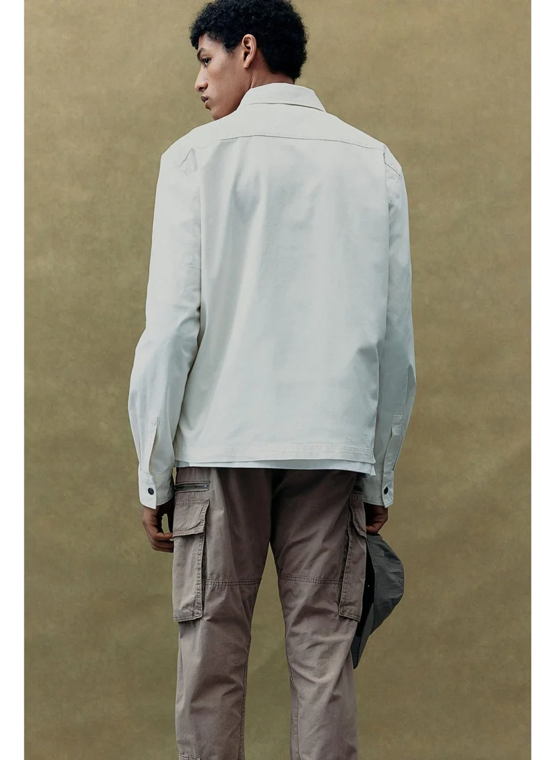 اتش اند ام Regular Fit twill cargo trousers