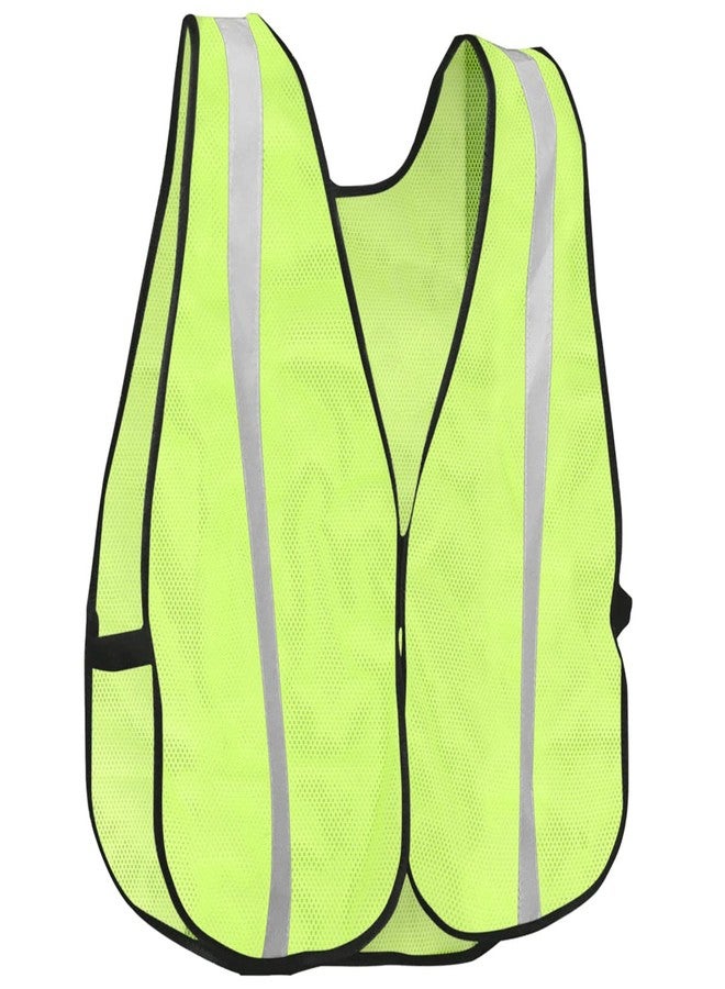 KAYGO High Visibility Safety Vest 1-Inch Reflective Strips Front/Back, KG0008, Breathable Mesh, One Size, Unisex, Yellow, One size - Image 1