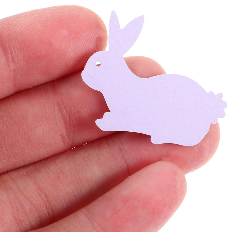 Easter Bunny Confetti 100 Pieces Pastel Color Paper Scatter Party Decorations - Image 5