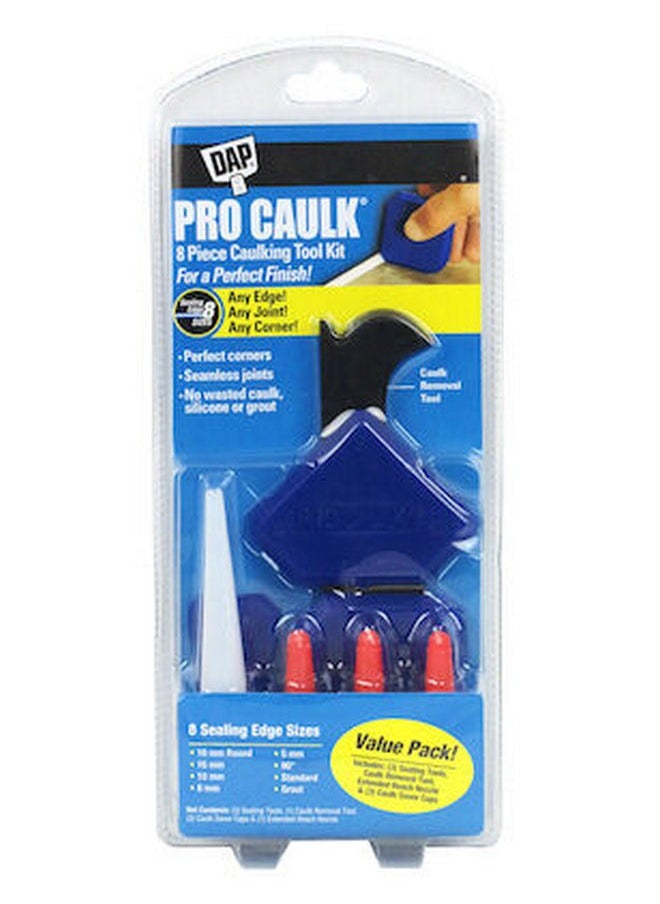 Dap - Pro Caulk 8 Pcs Caulking Tool Kit - Image 1