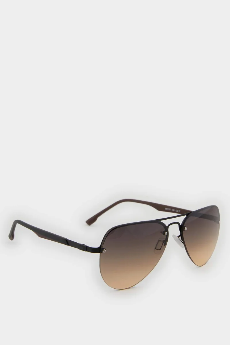 ديفاكتو Man Round Sunglasses