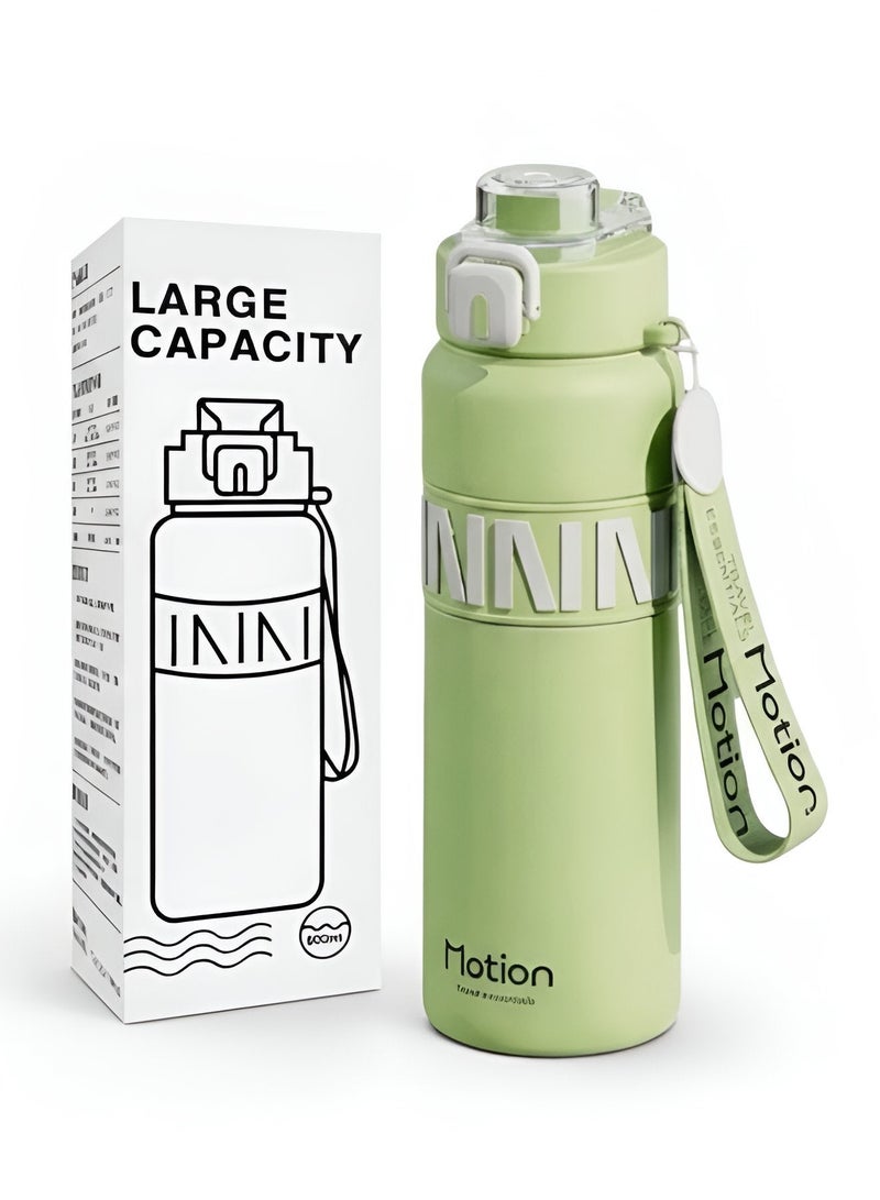 MOTION 800ml Vacuum Insulated Water Bottle – 316 Stainless Steel Inner, Double Wall Thermal Insulation, Leak-Proof, Wide Mouth, Stylish Design - Image 1
