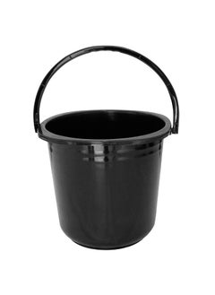 Kuber Industries Kuber Industries 3 Pieces Plastic Bucket, Mug & Stool Set (Black)  - Image 4