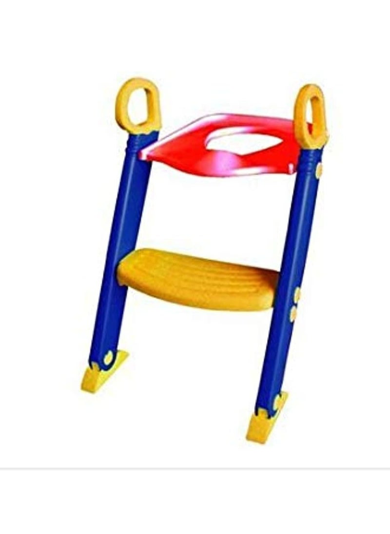 ECVV Kids Toilet Seat With Ladder,for installation on the base of the bathroom for children, Blue And Red, Multi  - Image 5