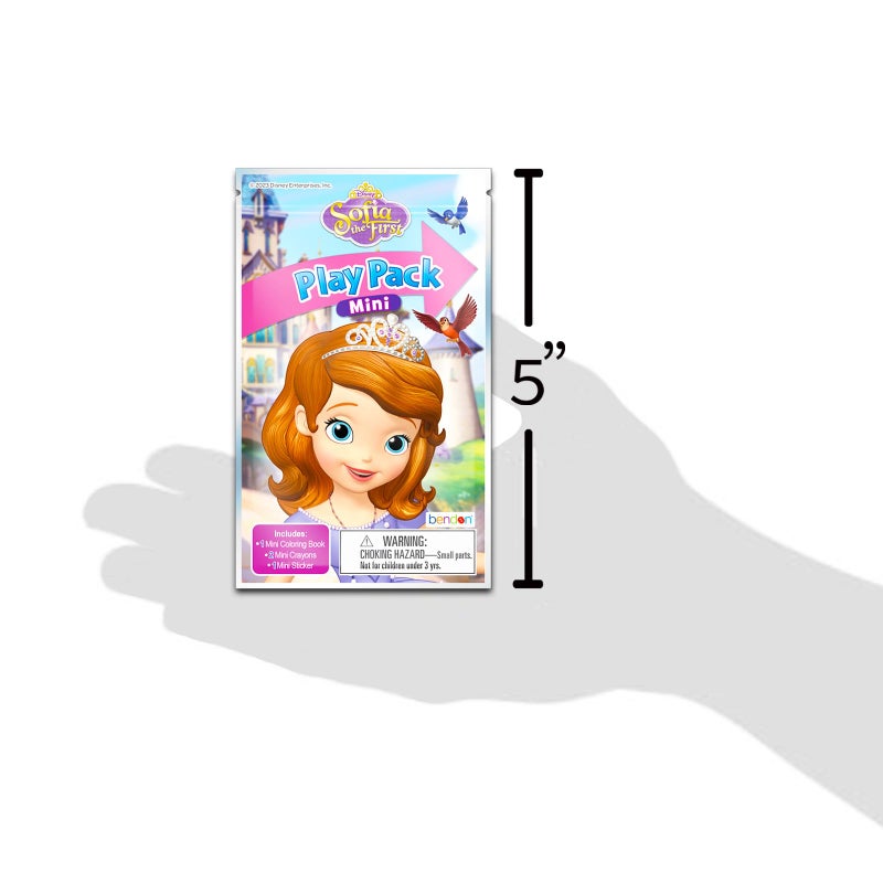 Sofia The First Disney Sofia the First Birthday Party Favors Set - Bundle with 24 Sofia Play Packs | Mini Coloring Books and Stickers for Goodie Bags (Disney Jr Sofia the First Party Supplies) - Image 3