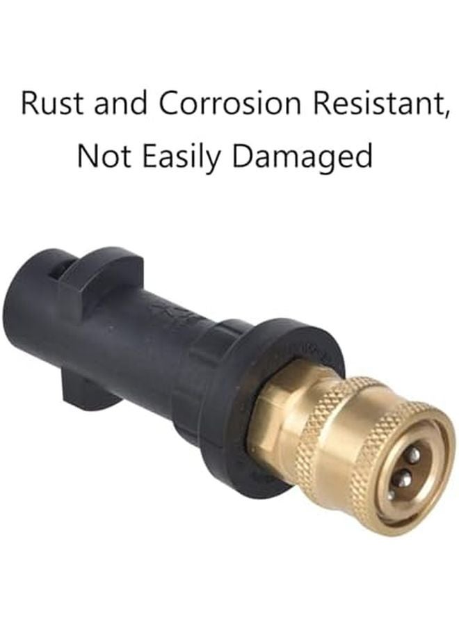 محول مسدس غسالة الضغط موديل B 1/4 بوصة تركيب سريع التوصيل أنثى مع 5 فوهات لسلسلة كارشر من K2 إلى K7 - Image 5