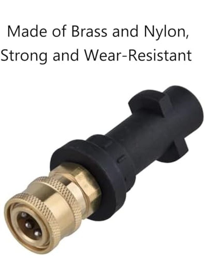 محول مسدس غسالة الضغط موديل B 1/4 بوصة تركيب سريع التوصيل أنثى مع 5 فوهات لسلسلة كارشر من K2 إلى K7 - Image 4