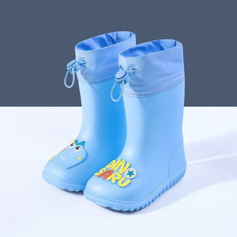 Children'S Rain Boots Boys Babies' Non-Slip Rain Boots Girls Students School Children'S Water Shoes Waterproof Children'S Women'S Rubber Shoes - Image 5