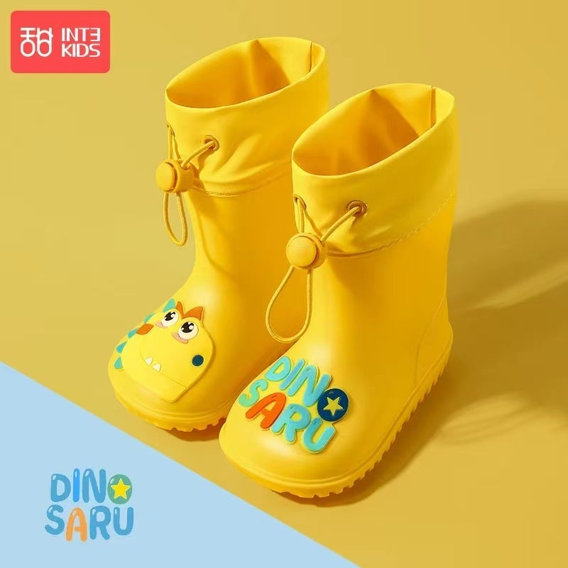 Children'S Rain Boots Boys Babies' Non-Slip Rain Boots Girls Students School Children'S Water Shoes Waterproof Children'S Women'S Rubber Shoes - Image 2