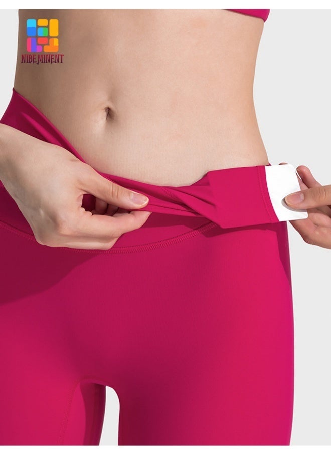 NIBEMINENT Seamless Tie-Dye High-Waisted Yoga Pants - Butt-Lifting Workout Leggings for Women, Squat-Proof Gym Running Tights with Tummy Control - Image 4