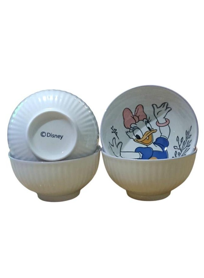 Disney Kids Porcelain Bowls Set – 4 Pieces, 350ml, Safe & Stylish Dining for Children - Image 3