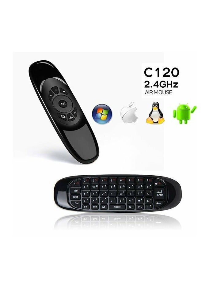 ماوس هوائي 2.4G لوحة مفاتيح إنجليزية صغيرة لاسلكية - Image 2