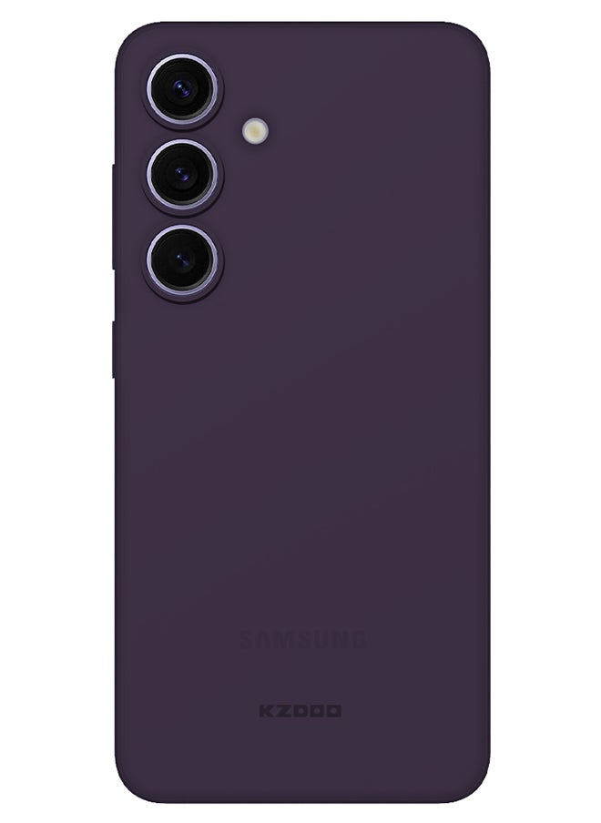KZDOO - Samsung Galaxy S24 Plus Case Slim Thin Air Skin Full Coverage Protective Case Sturdy Durable Thin Case Drop Protection Case Cover Transparent Purple - Image 1