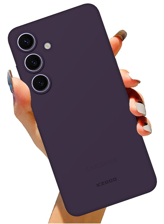 KZDOO - Samsung Galaxy S24 Plus Case Slim Thin Air Skin Full Coverage Protective Case Sturdy Durable Thin Case Drop Protection Case Cover Transparent Purple - Image 1