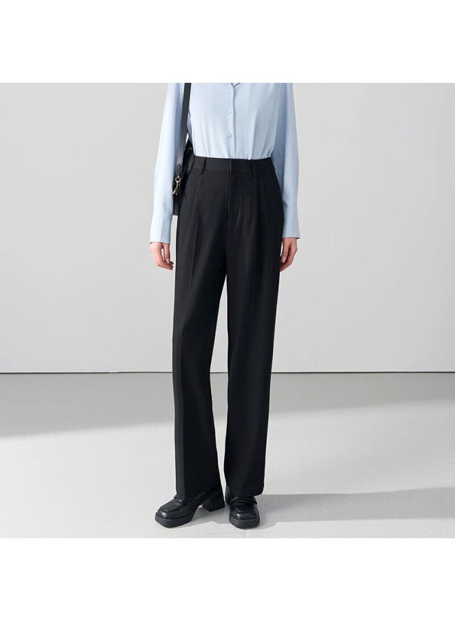 Lady Bird Miss Bode Women's Suit Pants, Formal Wear For Pee Women, Straight-leg Trousers, Professional Interview Attire, Black Dress Pants, Size M - Image 5